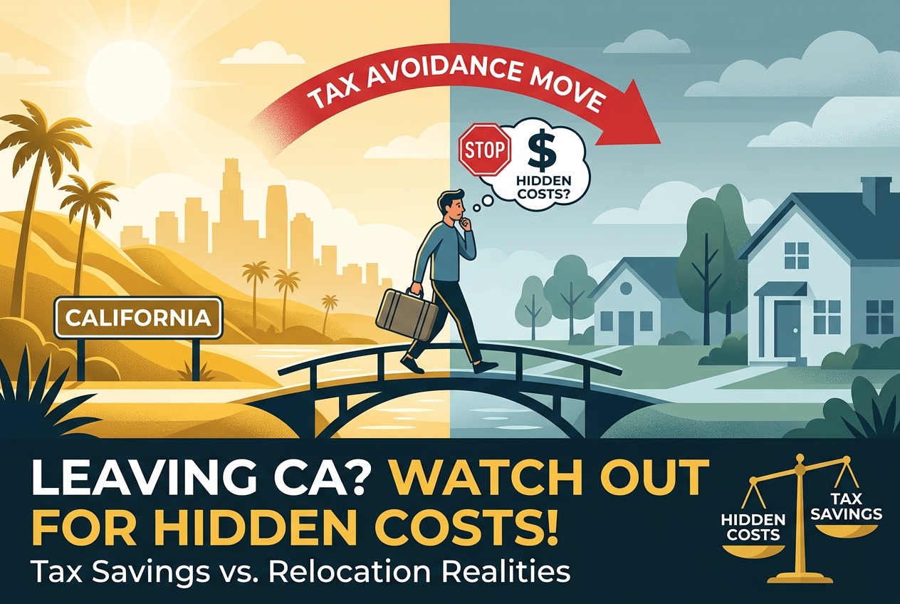 Leaving California to Avoid Income Tax Costs More Than You Think