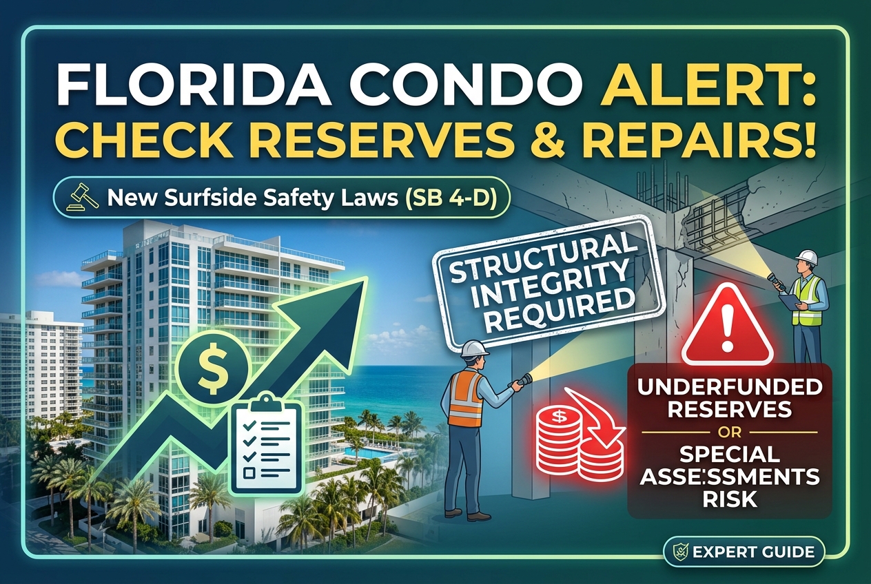 Buyers Must Check Condo Reserves and Repairs After Surfside Safety Laws