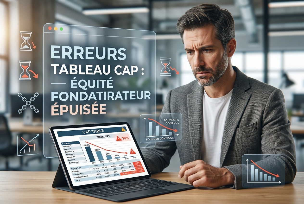 Erreurs dans le tableau de capitalisation qui épuisent silencieusement l'équité des fondateurs