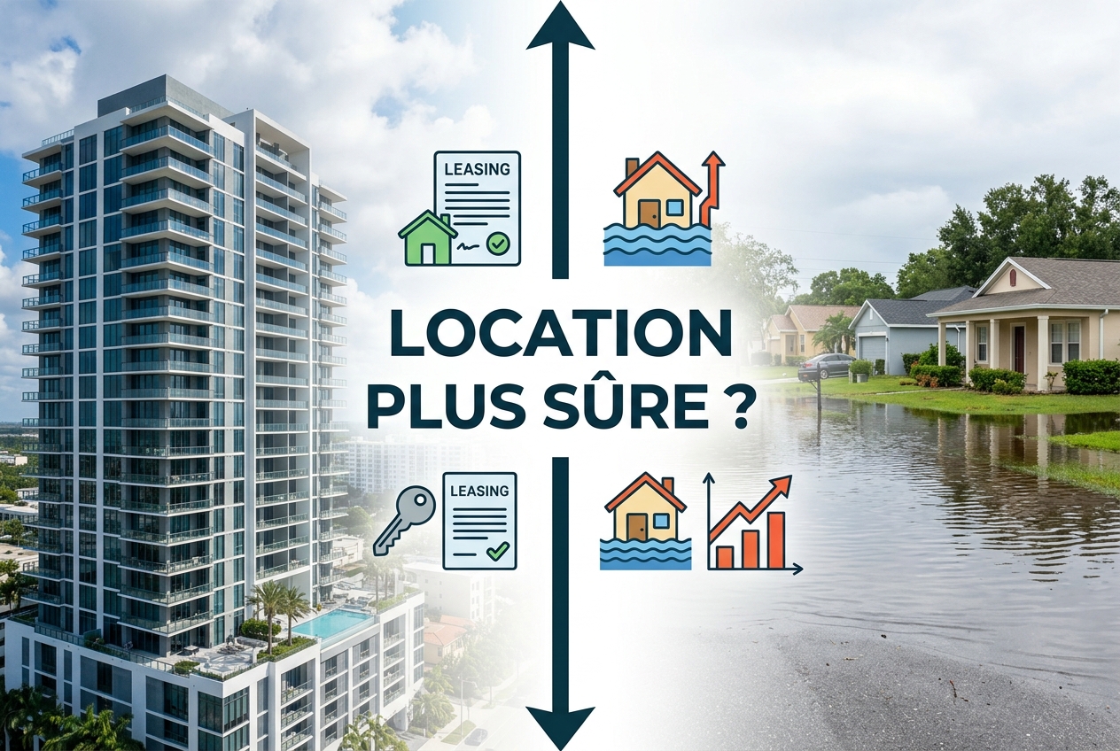 La hausse des assurances et des risques climatiques rend la location plus sûre que l'achat à Miami