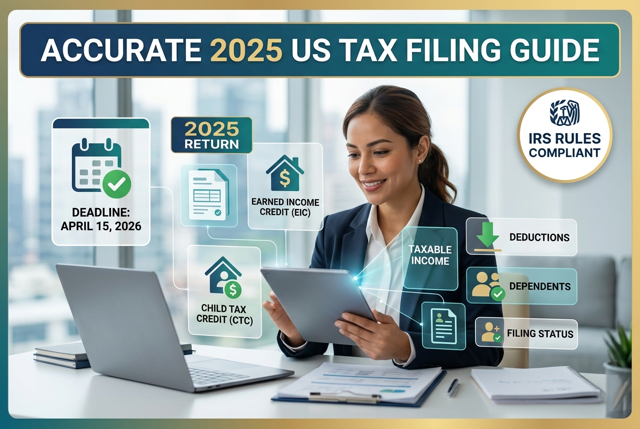 File the 2025 US Federal Income Tax Return Accurately