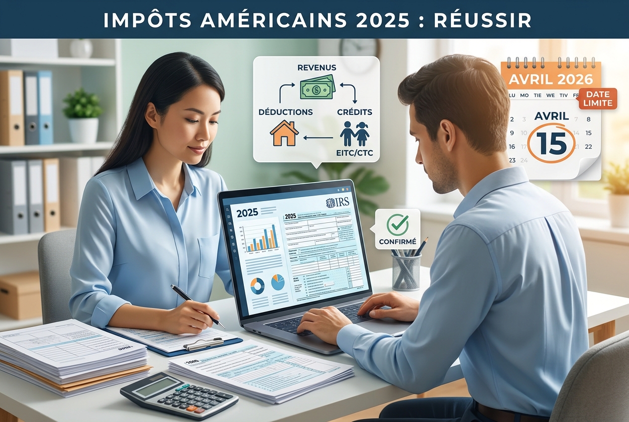 Déposer correctement la déclaration de revenus fédérale américaine 2025
