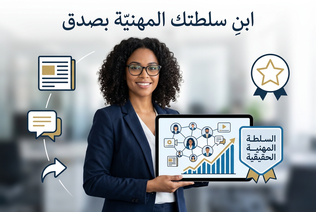 المحتوى المتسق والأصيل على لينكدإن يبني سلطة مهنية، وليس المنشورات الفيروسية