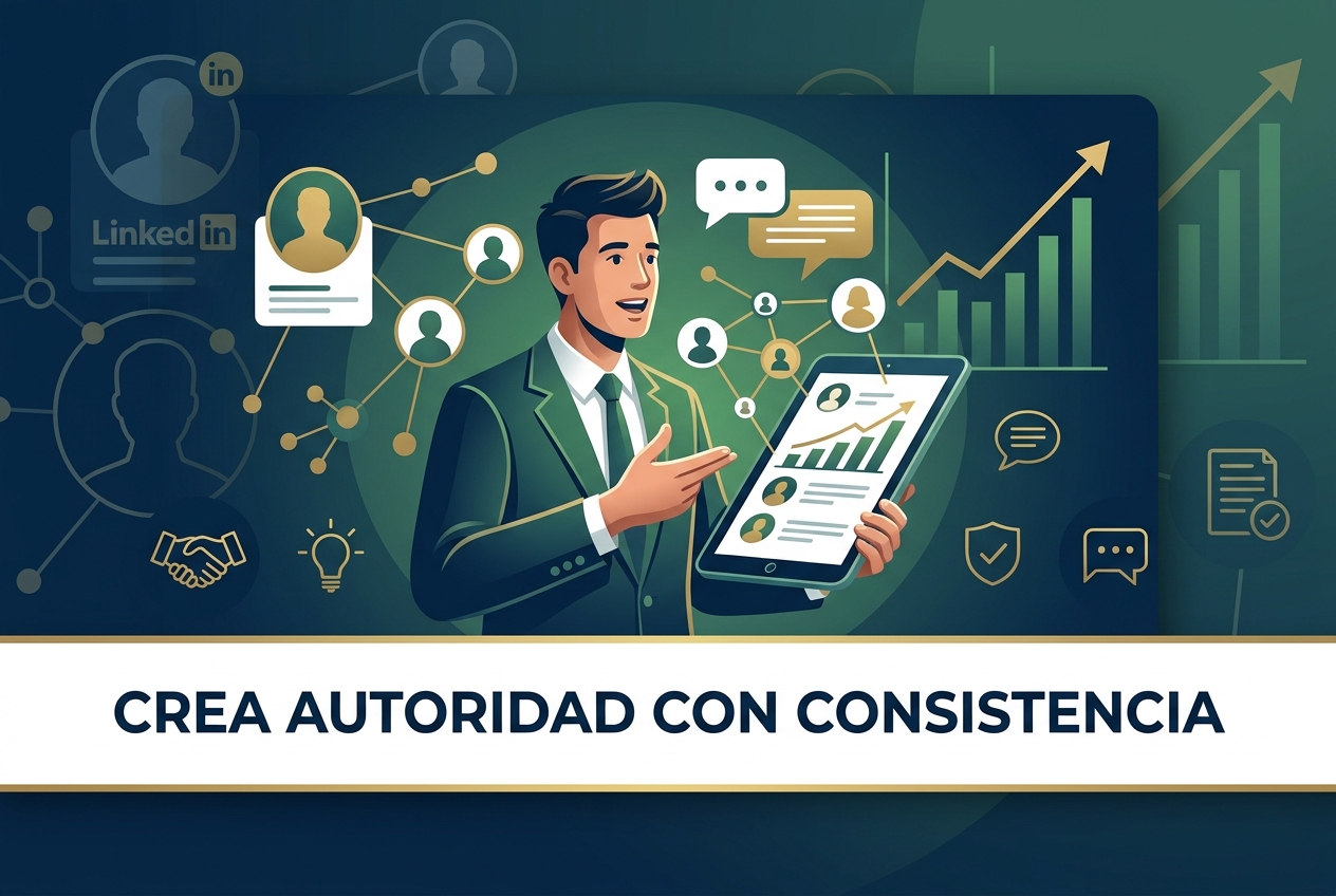 Contenido Consistente y Genuino en LinkedIn Construye Autoridad Profesional, No Publicaciones Virales