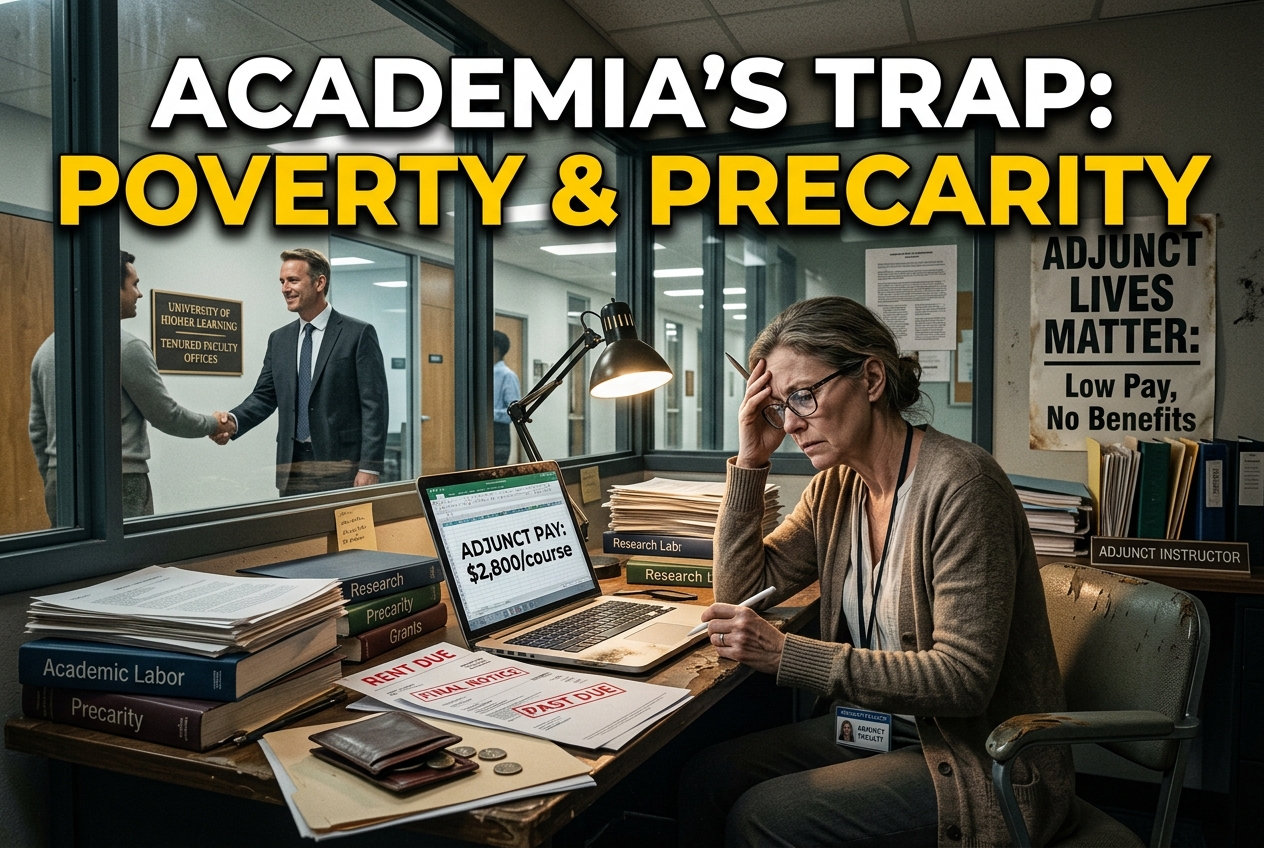 Why Academia’s Pay and Job Security Leave Many Adjuncts Struggling