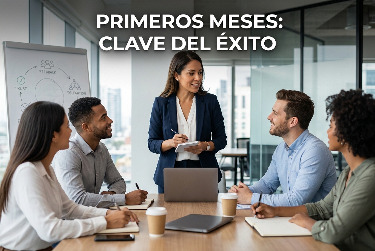 Tus primeros meses como gerente determinan todo lo que viene después