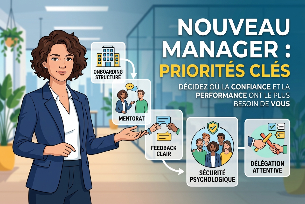 Vos premiers mois en tant que manager déterminent tout ce qui suit