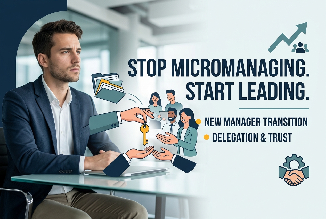 Why New Managers Can't Let Go of the Work