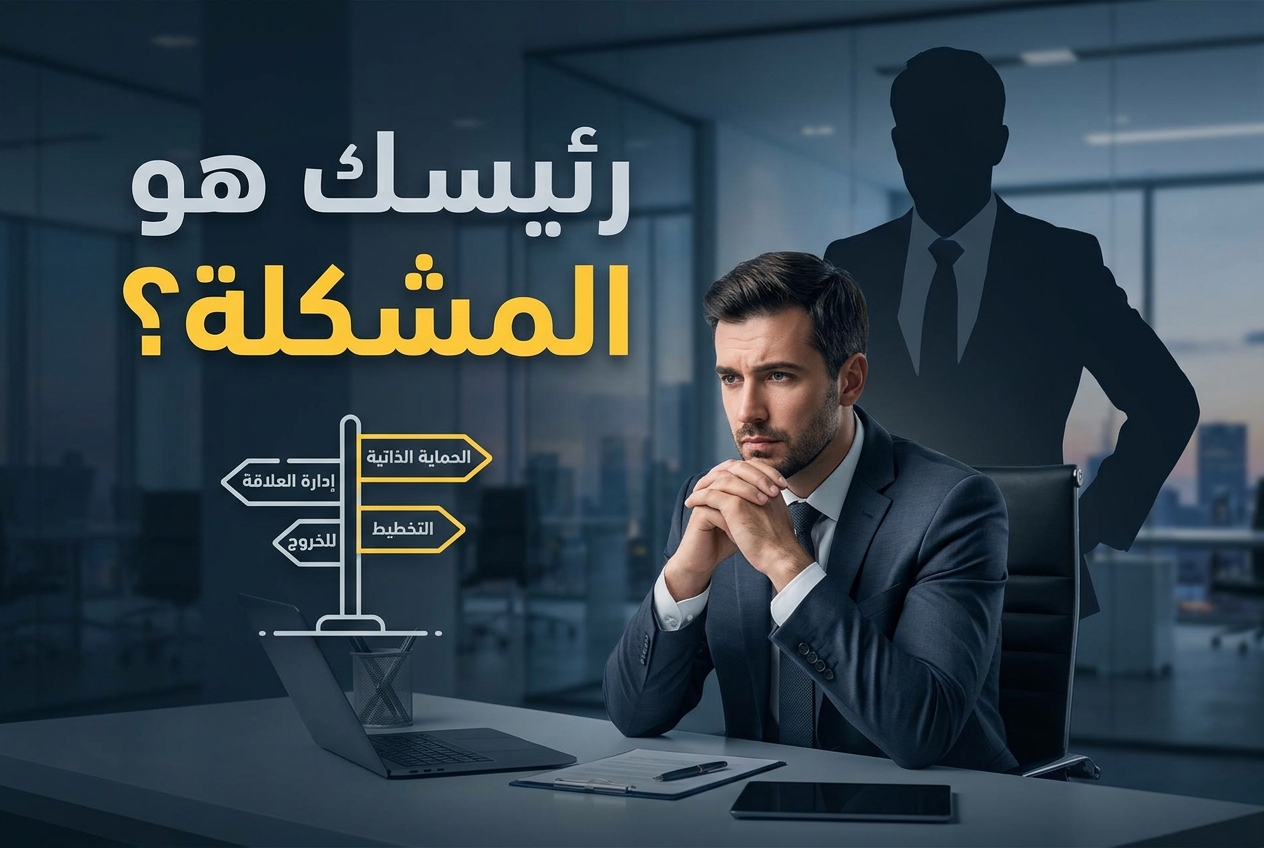 رئيسك هو المشكلة. ماذا تفعل الآن؟