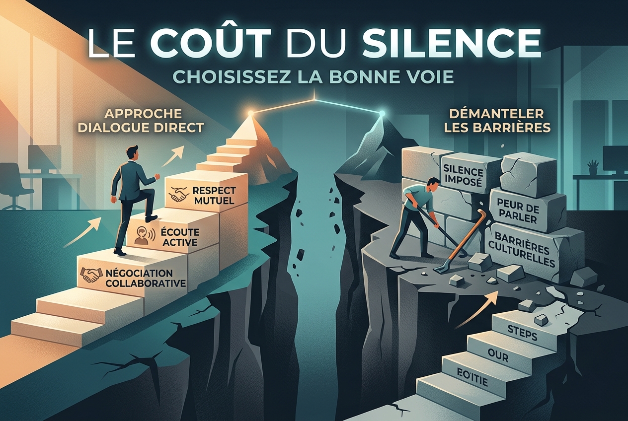 La conversation que vous évitez au travail vous coûte cher