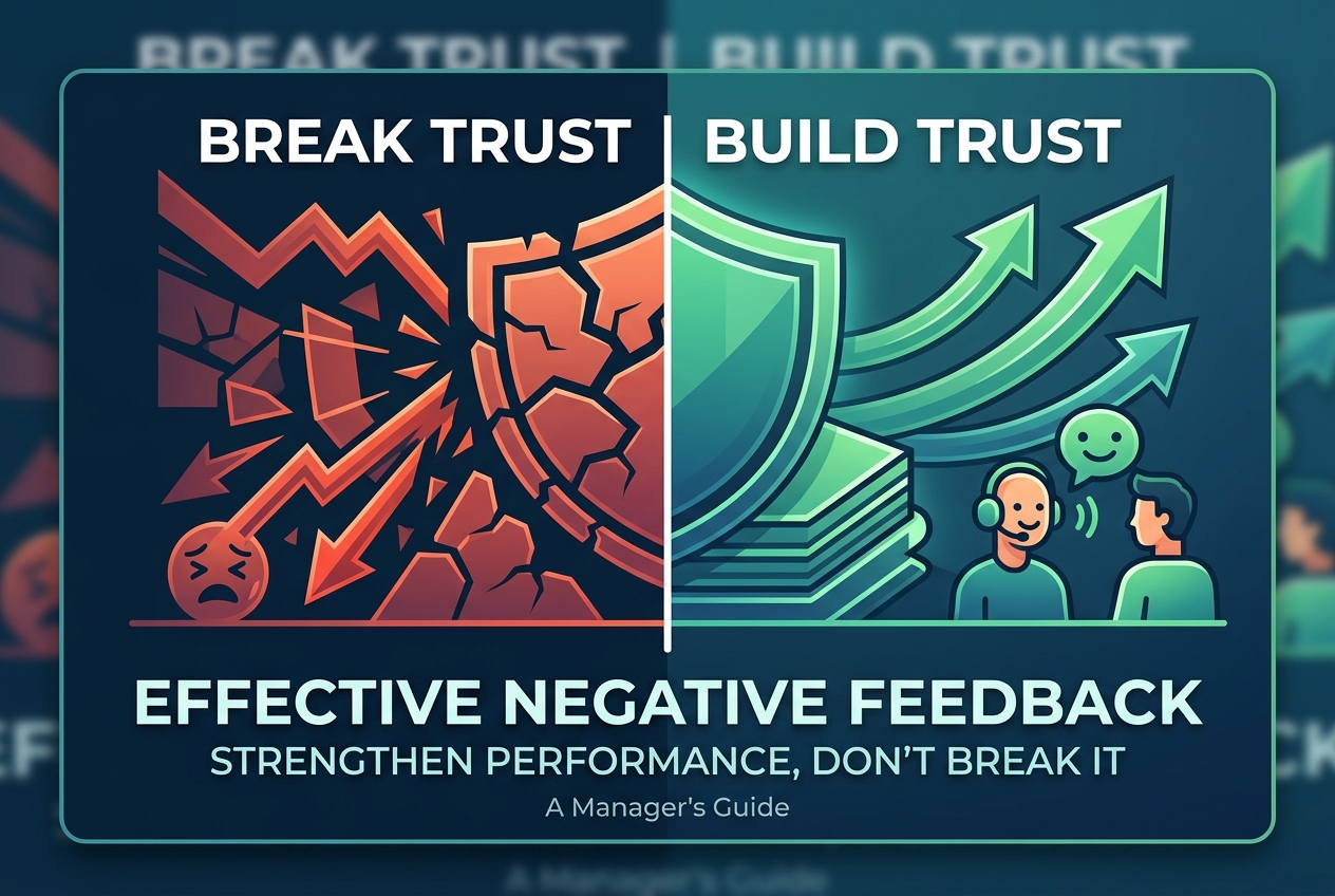 Negative Feedback That Builds Trust Instead of Breaking It