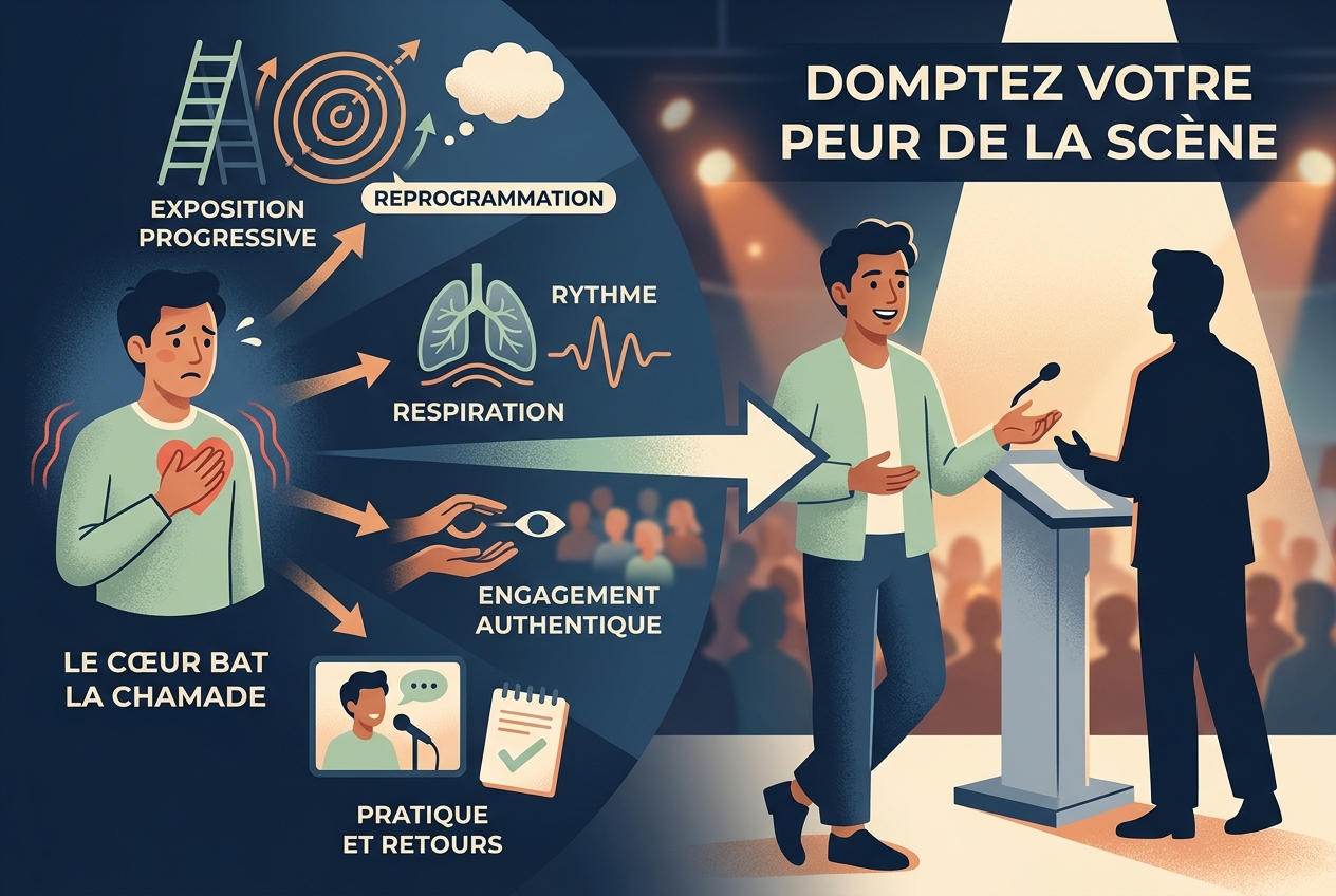 La peur de la scène peut s'entraîner à disparaître