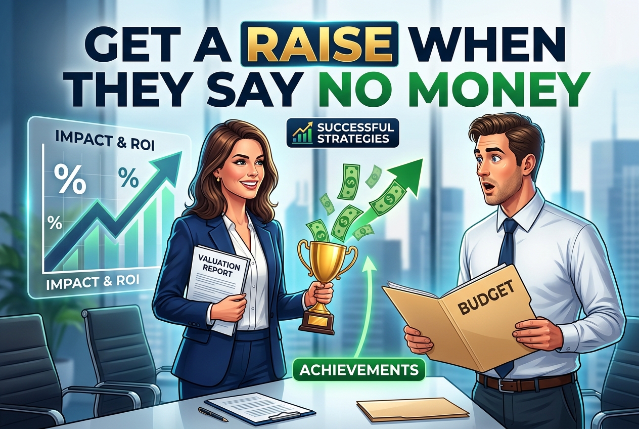 When Your Boss Says No Money, Here’s How to Get a Raise Anyway